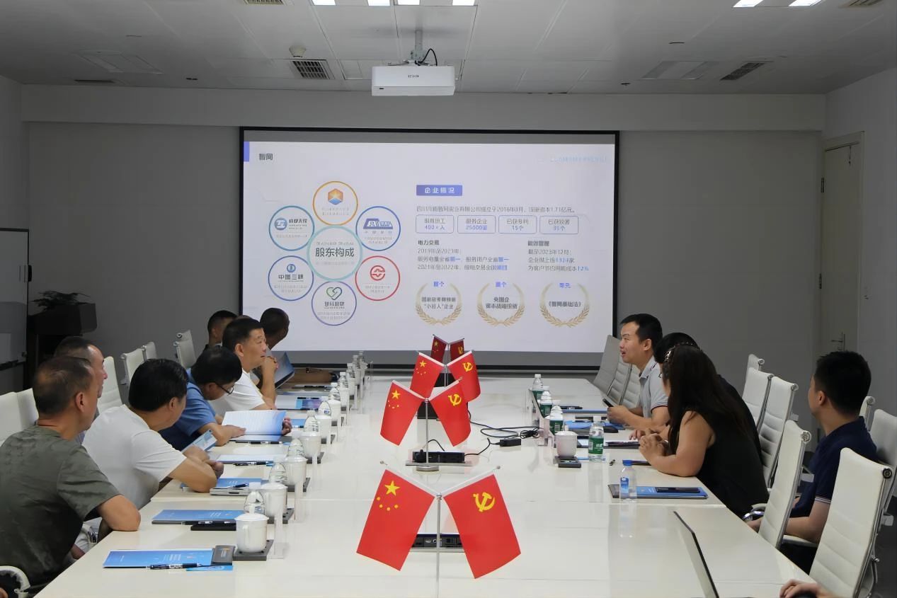 简讯┃巴中市南江县各级领导莅临智网公司参观调研