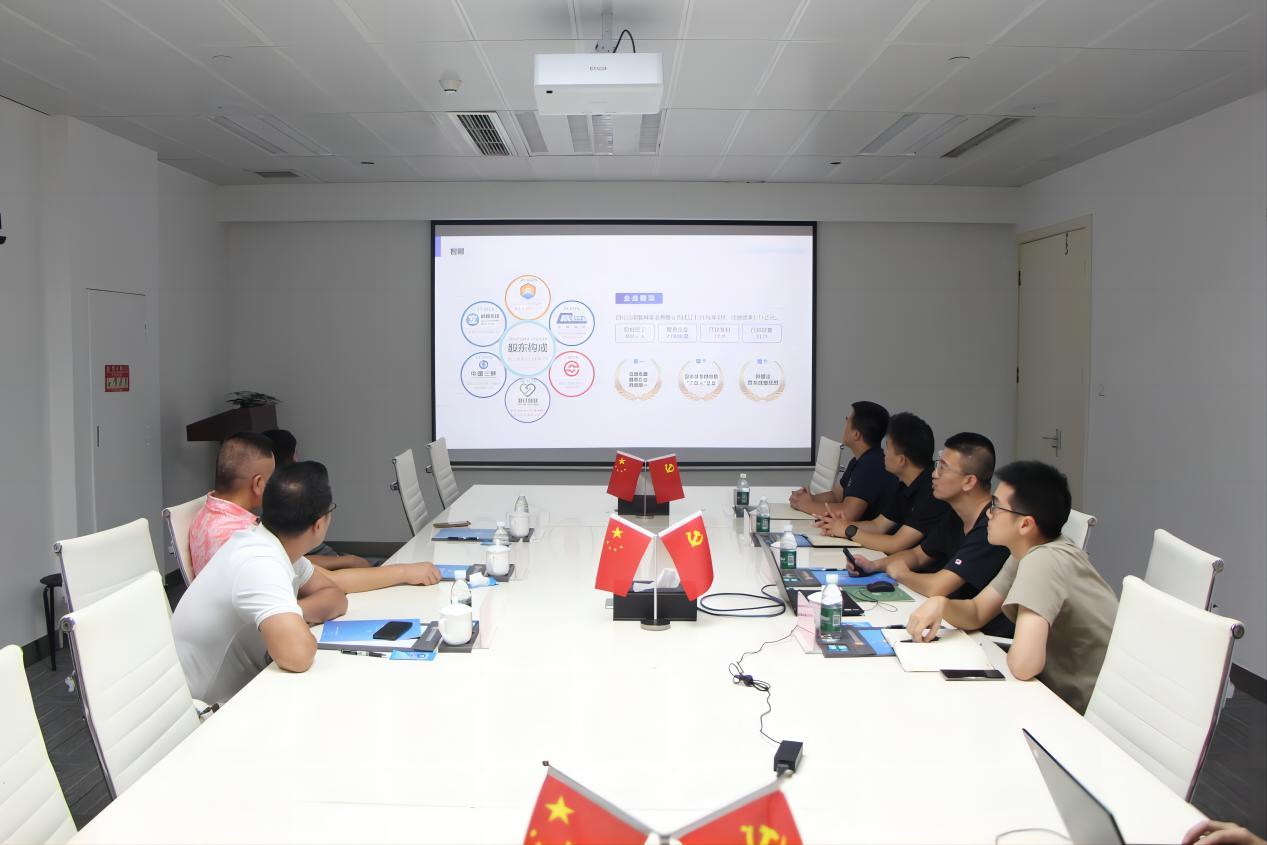 简讯┃宁远县产业建设投资有限公司副总经理段振宁一行莅临智网公司参观交流