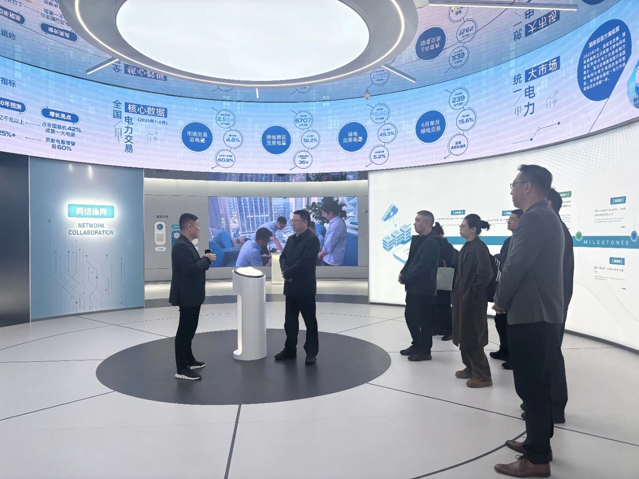 攀枝花市东区区委书记苟军率队莅临智网公司考察调研